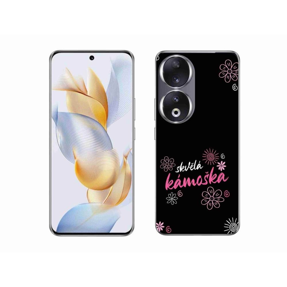 Gélový kryt mmCase na Honor 90 - skvelá kamoška čierne pozadie