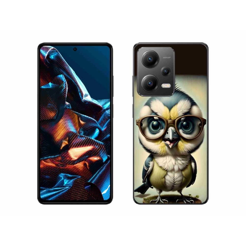 Gélový kryt mmCase na Xiaomi Redmi Note 12 Pro 5G - mláďa s okuliarmi