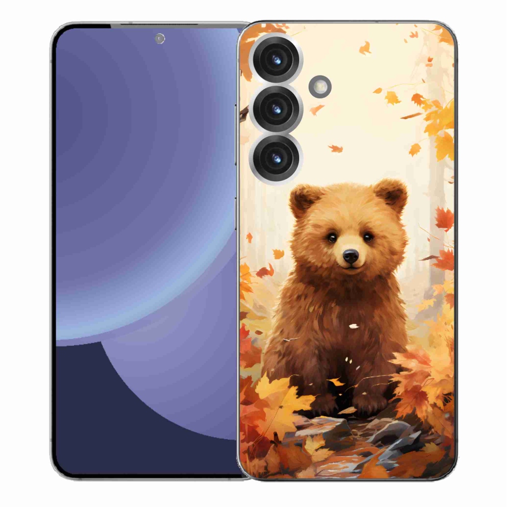 Gélový kryt mmCase na Samsung Galaxy S25+ - medveď v lese