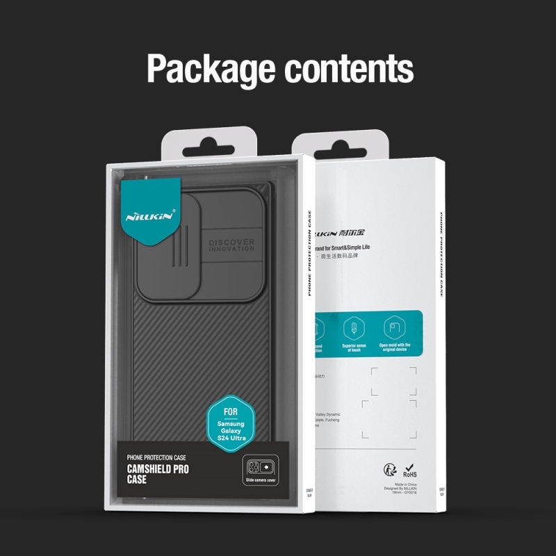 Nillkin CamShield PRE Magnetic Zadný Kryt pre Samsung Galaxy S24 Ultra Black