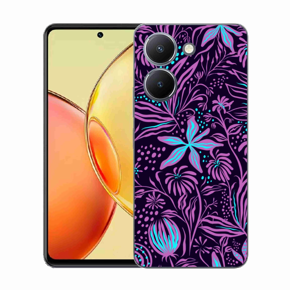Gélový kryt mmCase na Vivo Y36 - kvety 2