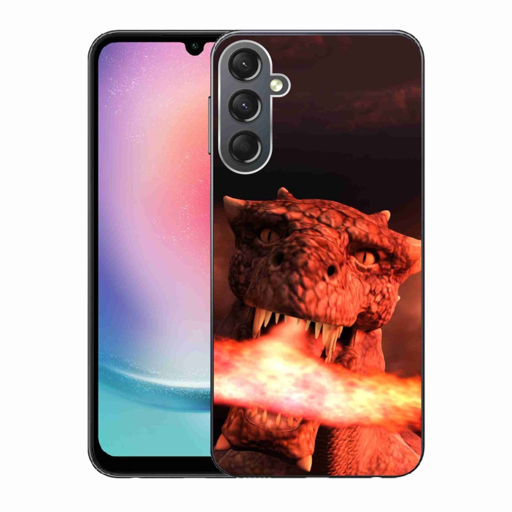 Gélový kryt mmCase na Samsung Galaxy A24 - drak