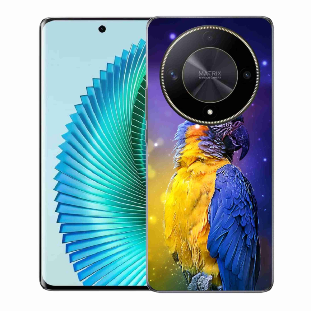 Gélový obal mmCase na Honor Magic 6 Lite 5G - papagáj ara 1