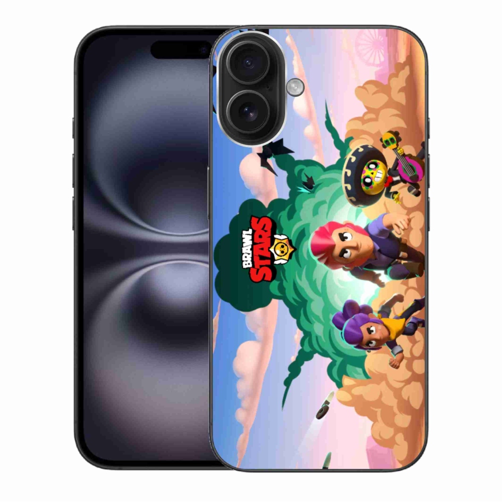 Gélový kryt mmCase na iPhone 16 Plus - brawl stars