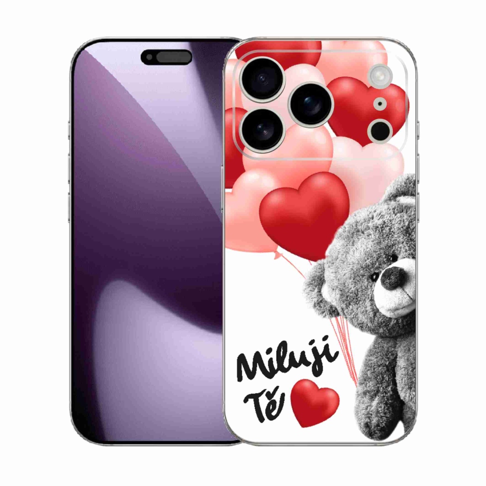 Gélový kryt mmCase na iPhone 17 Pro - milujem Ťa