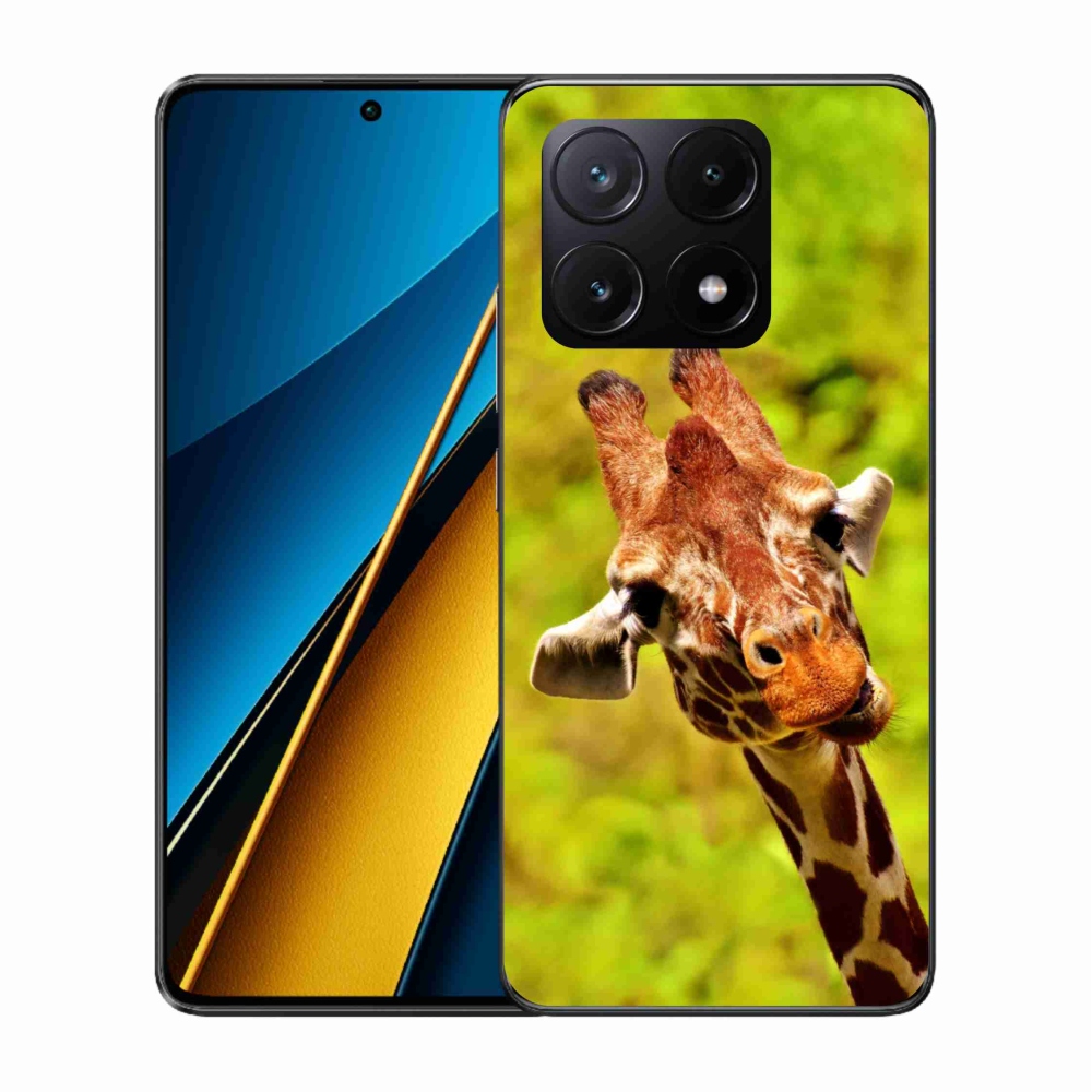 Gélový kryt mmCase na Xiaomi Poco X6 Pro 5G - žirafa