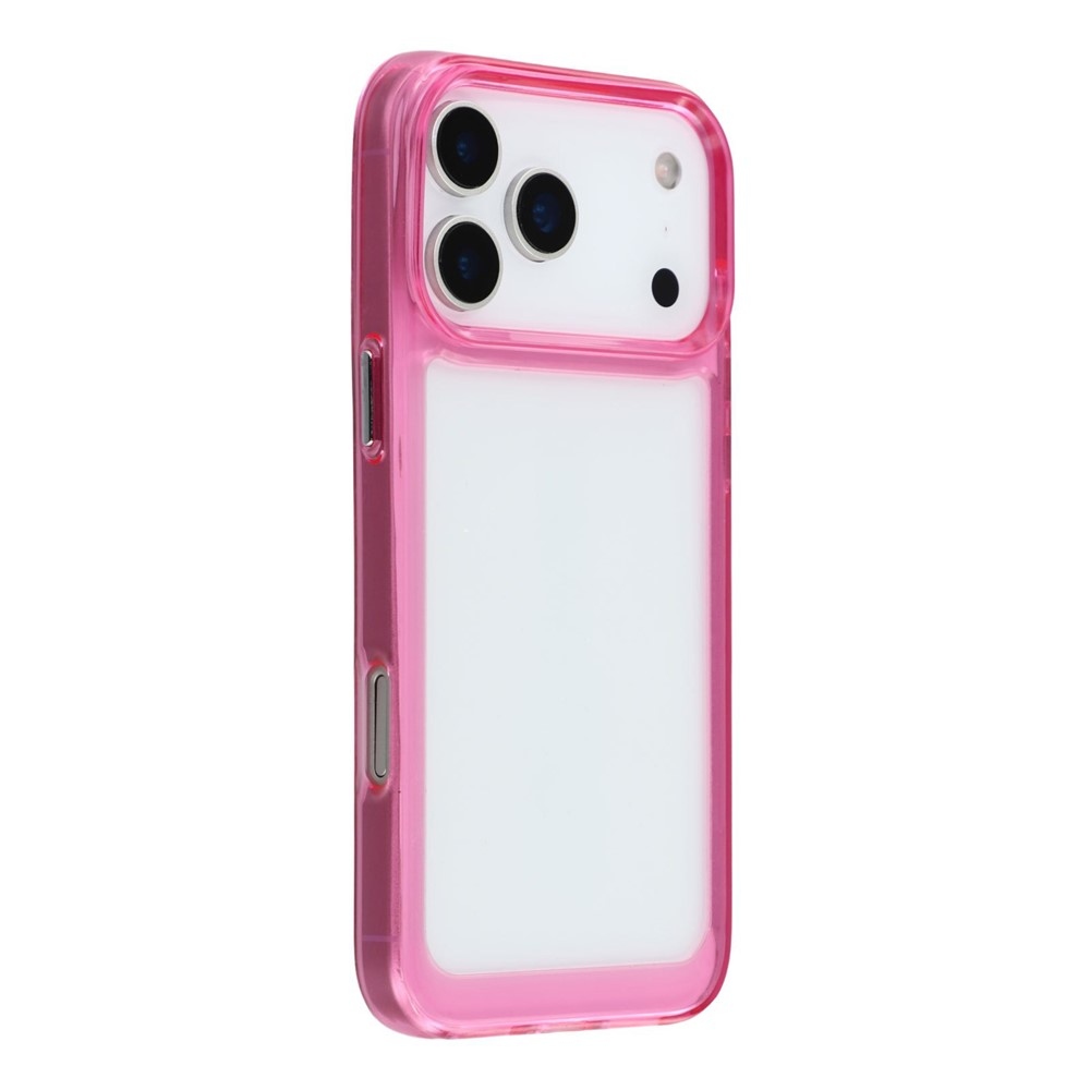 Gélový obal s pevným chrbtom na iPhone 17 Pro Max - ružový