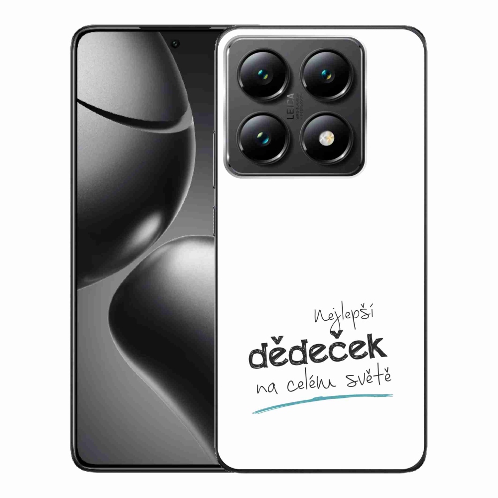 Gélový kryt mmCase na Xiaomi 14T Pro - najlepší dedko 3 biele pozadie
