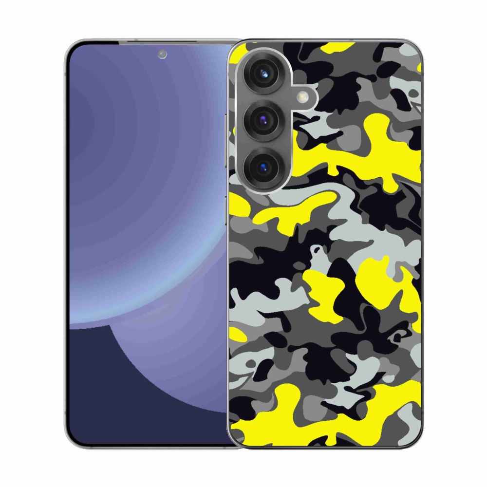 Gélový kryt mmCase na Samsung Galaxy S25 - maskáčový vzor 6