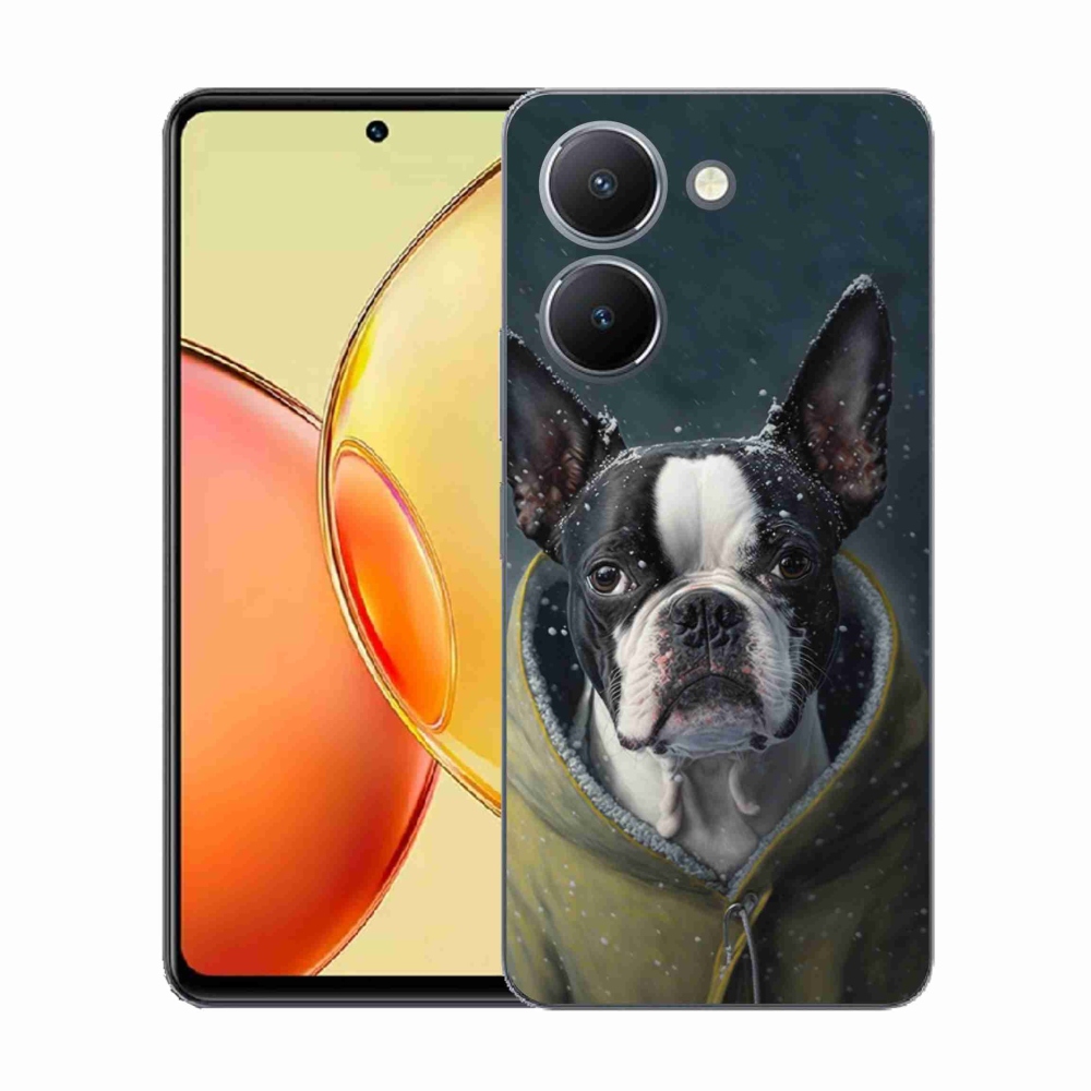 Gélový kryt mmCase na Vivo Y36 - buldoček