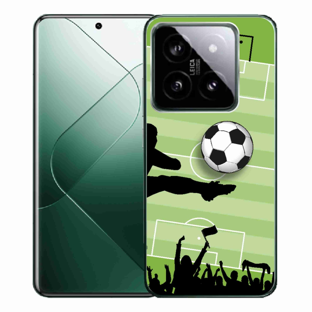 Gélový kryt mmCase na Xiaomi 14 Pro - futbal 3
