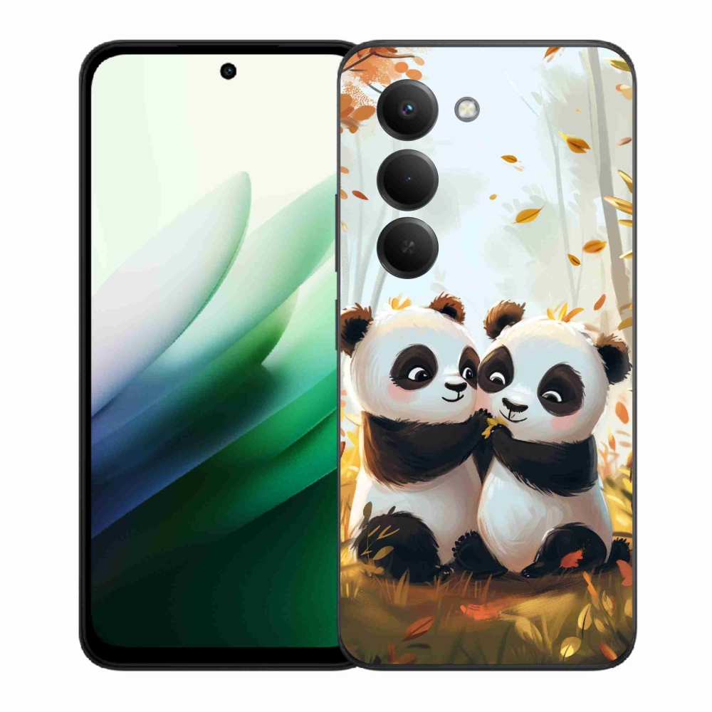 Gélový kryt mmCase na Xiaomi Redmi 15 5G (169mm) - pandy