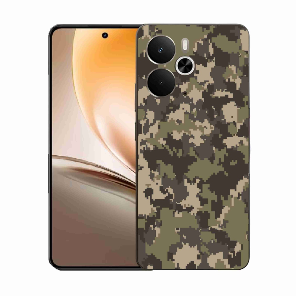 Gélový kryt mmCase na Realme 14 5G - maskáčový vzor 12