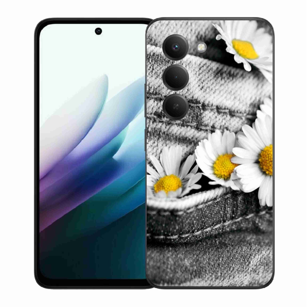 Gélový kryt mmCase na Xiaomi Redmi 15 4G/5G (171mm) - margaréty