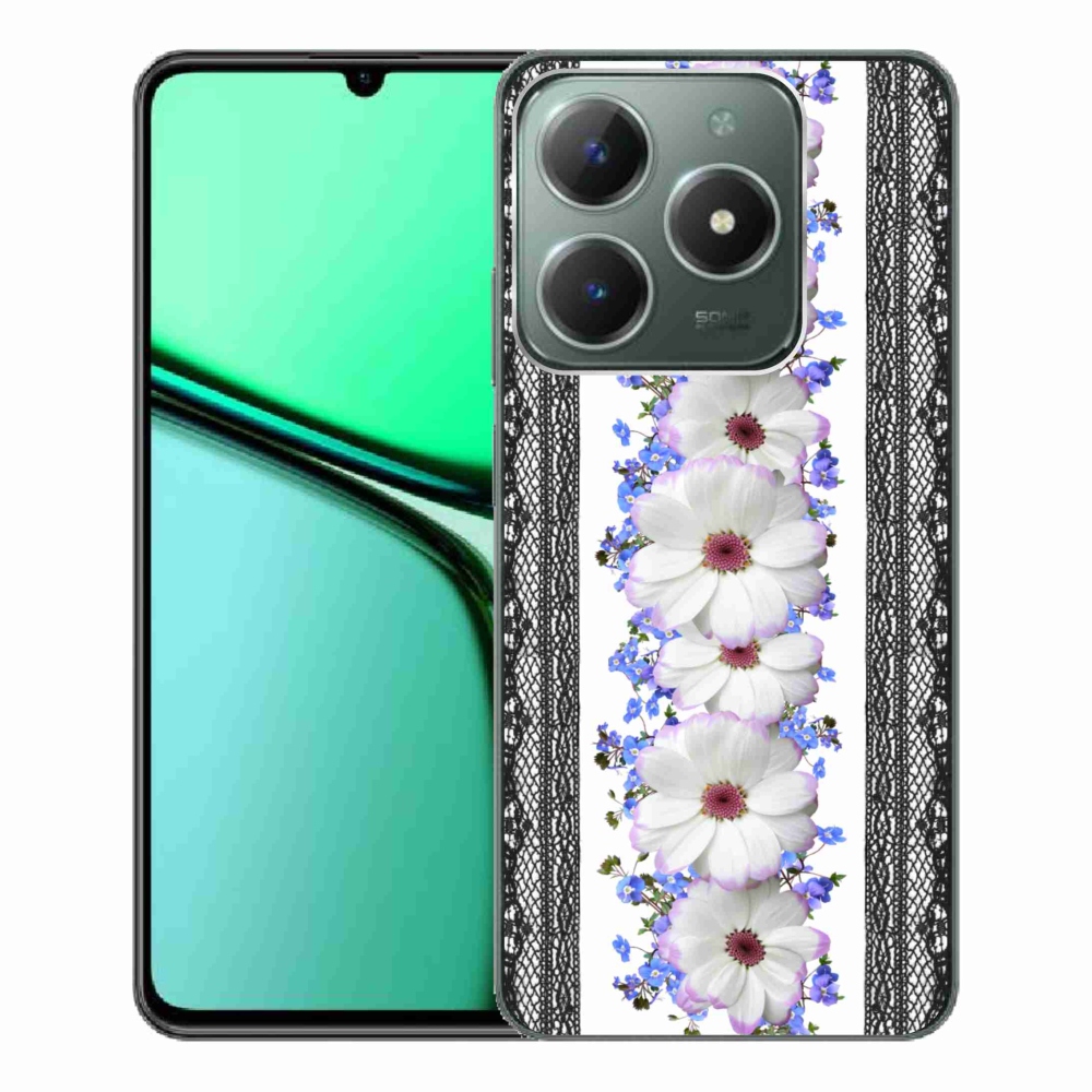 Gélový kryt mmCase na Realme C61 - kvety 8