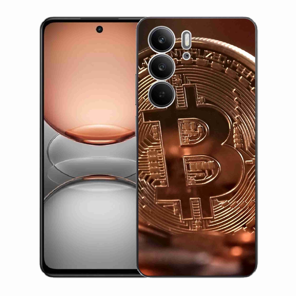 Gélový kryt mmCase na Realme C75 - bitcoin