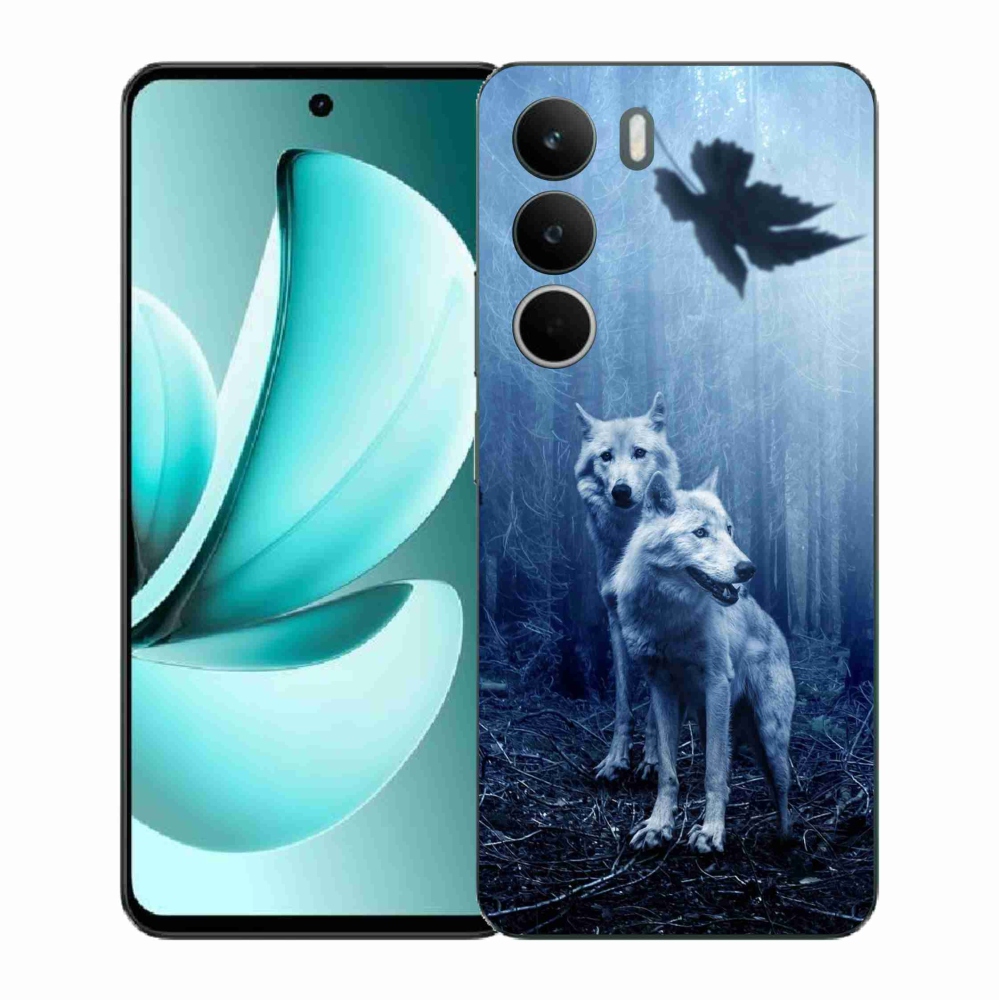 Gélový kryt mmCase na Realme C71 - vlci v lese