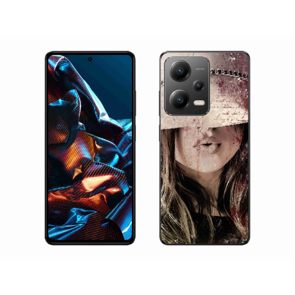 Gélový kryt mmCase na mobil Xiaomi Redmi Note 12 Pro 5G - dievča