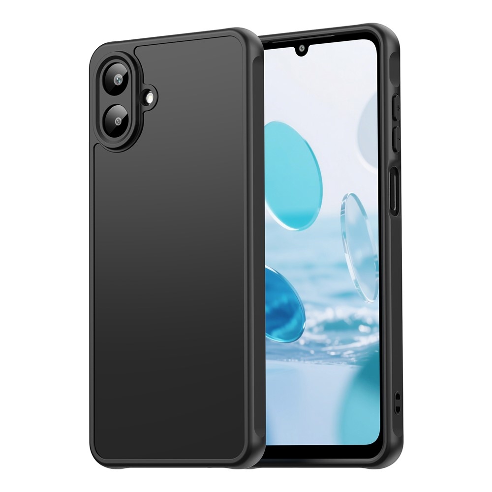 Proof gélový obal s pevným chrbtom na Samsung Galaxy A07 4G - čierny/čierny