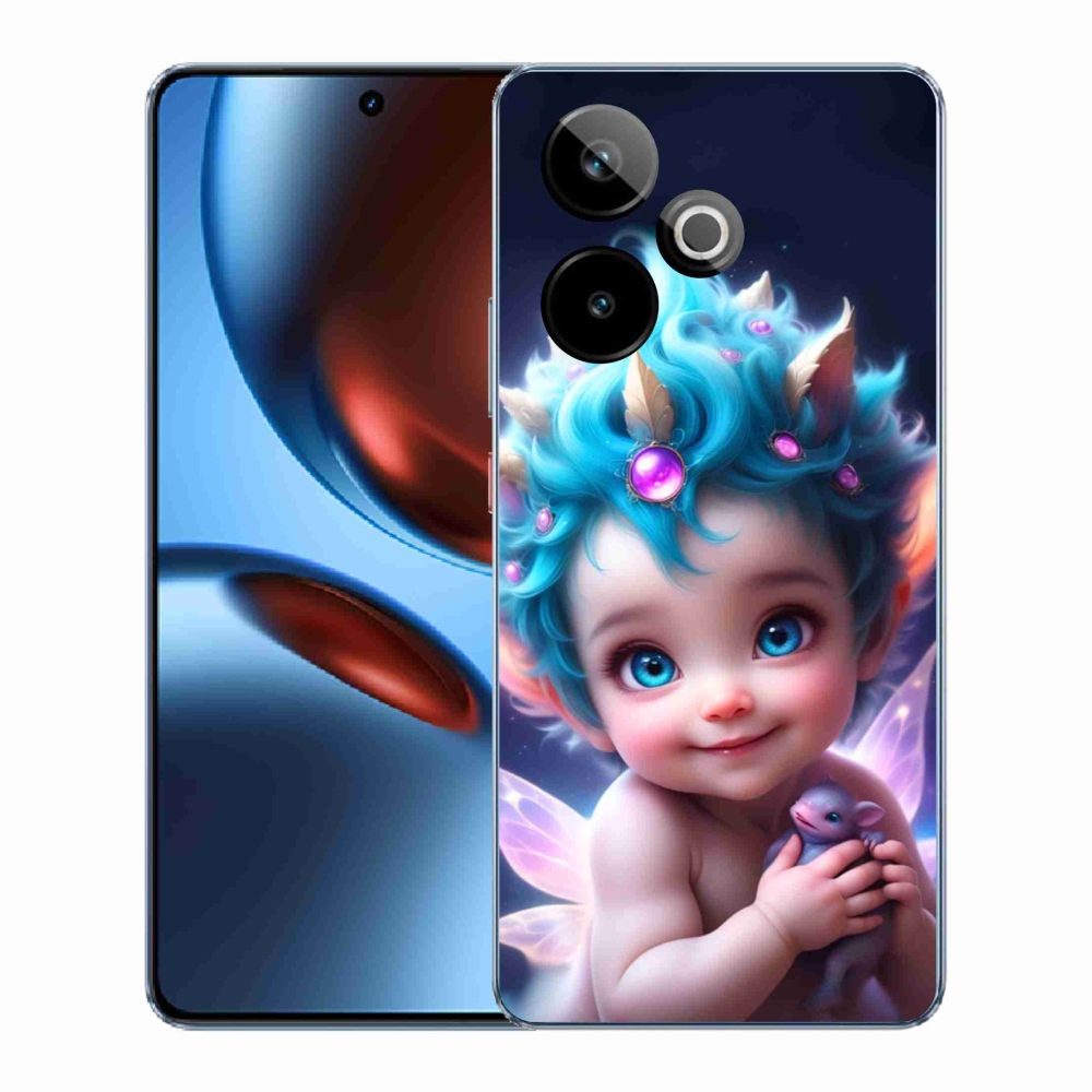 Gélový kryt mmCase na Realme GT 7 5G/GT 7T 5G - dieťa s motýlími krídlami