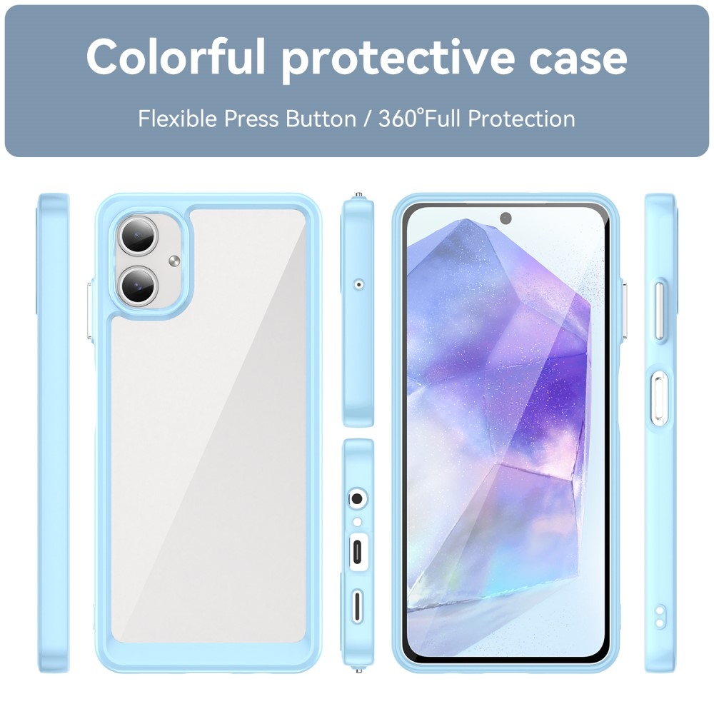 Gélový obal s pevným chrbtom na Samsung Galaxy A06 4G - modrý