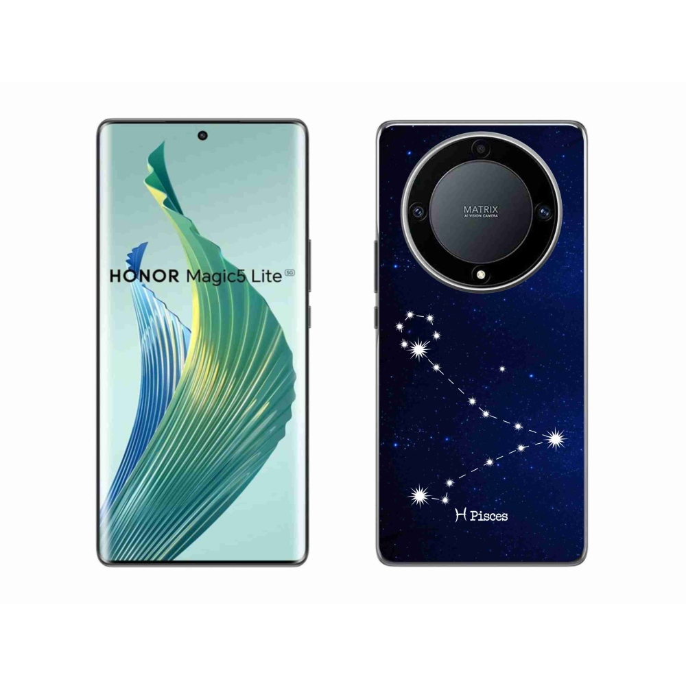 Gélový kryt mmCase na Honor Magic 5 Lite 5G - súhvezdie Ryby