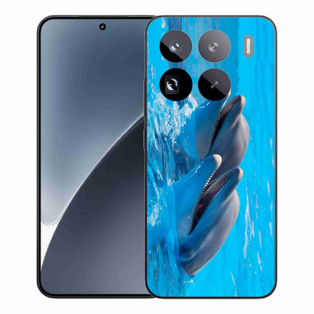 Gélový kryt mmCase na Xiaomi 15 Pro - delfíny