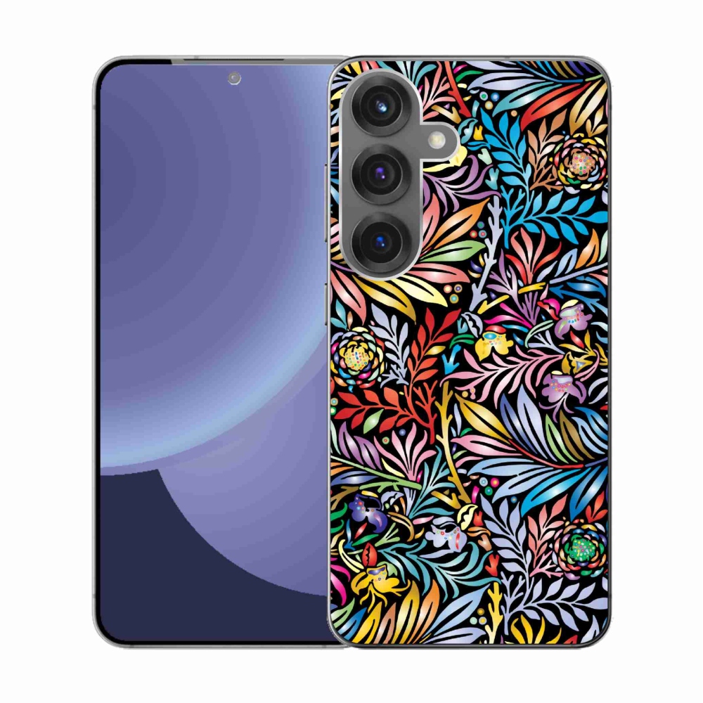 Gélový kryt mmCase na Samsung Galaxy S25 - kvety 5