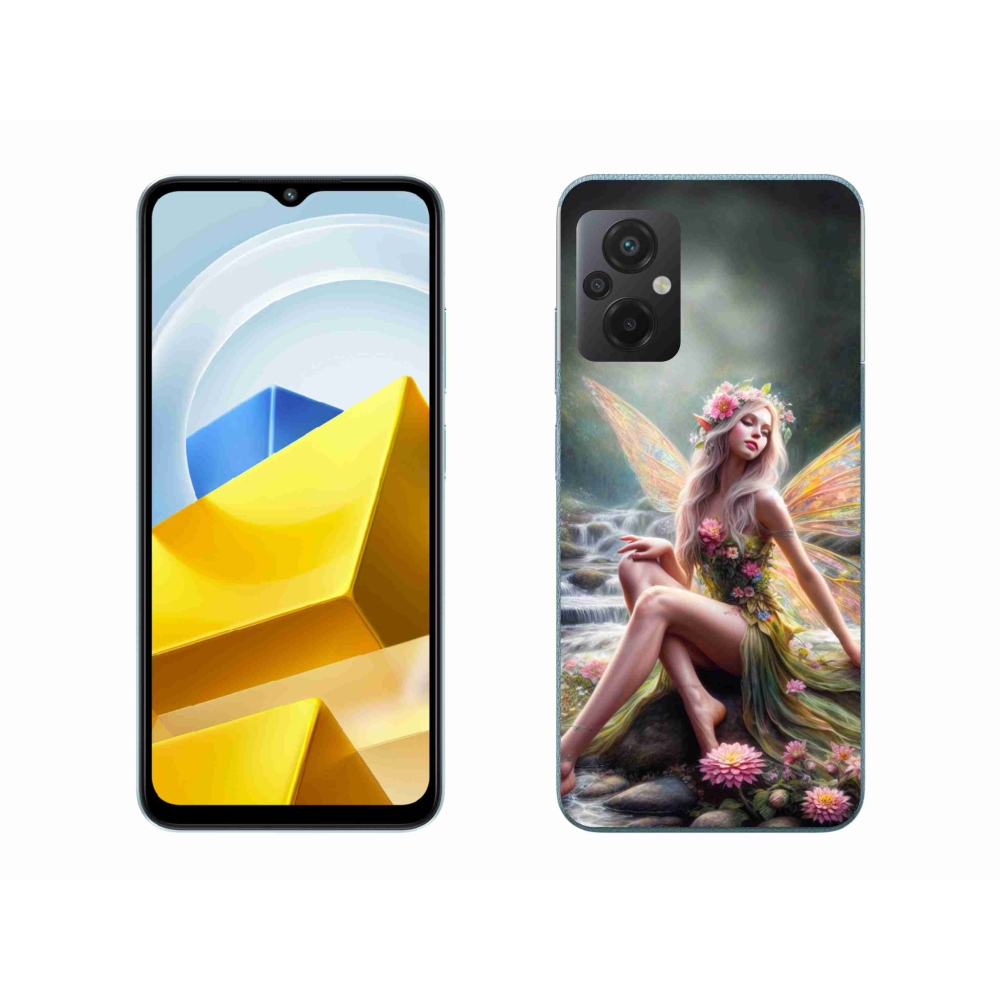 Gélový kryt mmCase na Xiaomi Poco M5 4G - motýlia žena 1