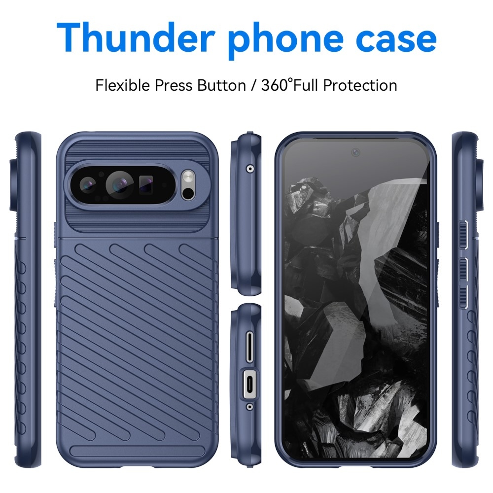 Thunder odolný gélový obal na Google Pixel 9 Pro XL - modrý