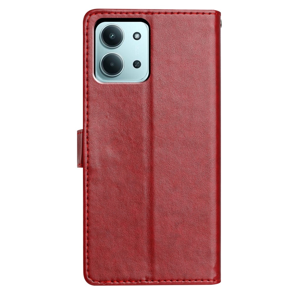 Clots knižkové puzdro na Xiaomi Redmi 15C 4G (171mm)/Poco C85 4G (171mm) - červené