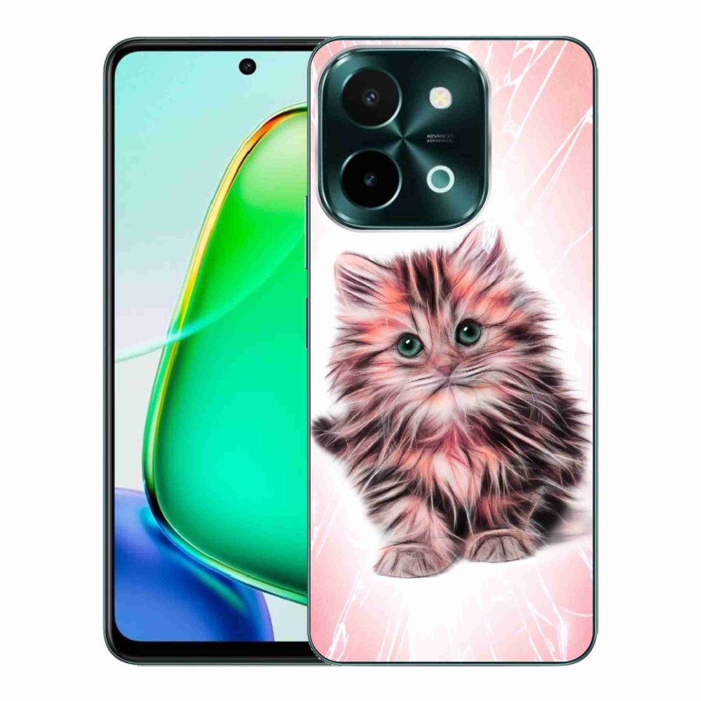 Gélový kryt mmCase na Vivo Y28 - roztomilé mačiatko