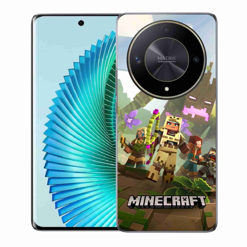 Gélový kryt mmCase na Honor Magic 6 Lite 5G - minecraft 1