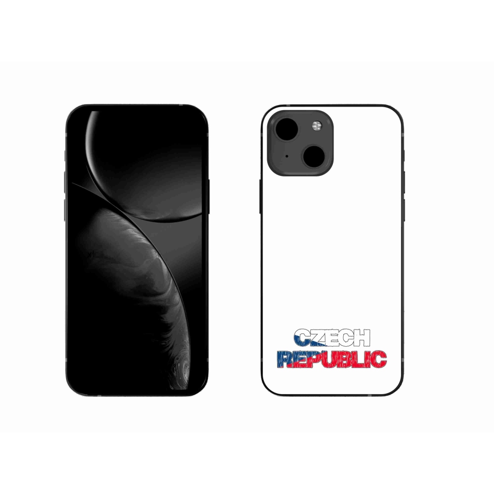 Gélový kryt mmCase na iPhone 13 6.1 - Slovak Republic biele pozadie