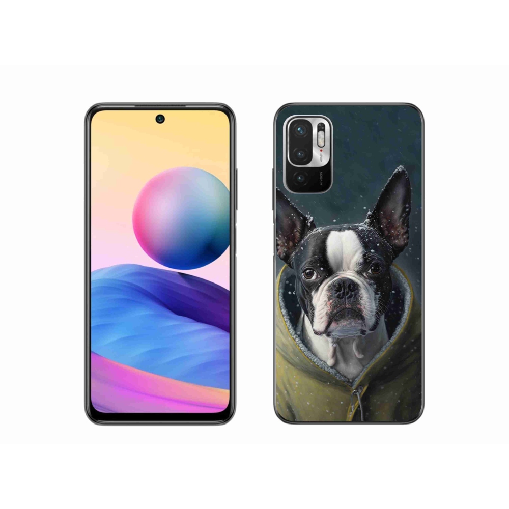 Gélový kryt mmCase na Xiaomi Redmi Note 10 5G - buldoček