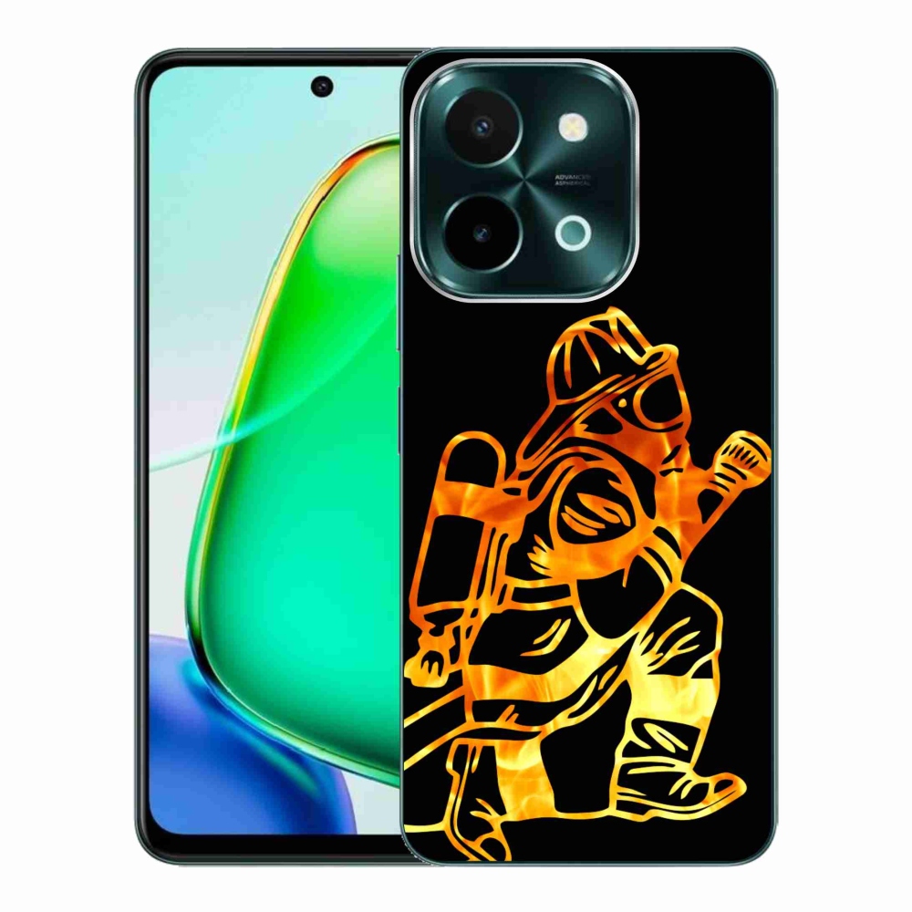Gélový kryt mmCase na Vivo Y28 - hasič 1