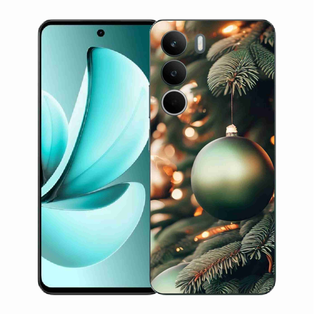Gélový kryt mmCase na Realme C71 - vianočné ozdoby 1