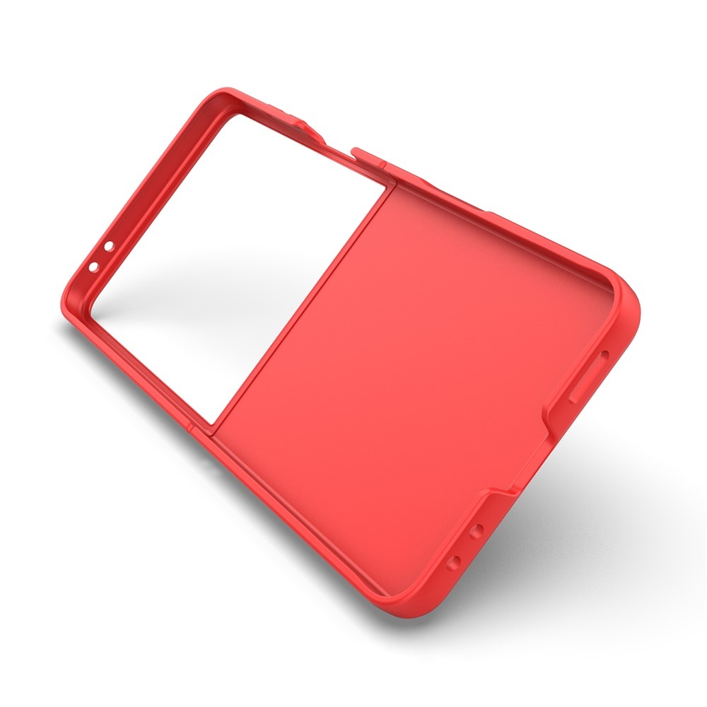 Rugg odolný gélový obal na Samsung Galaxy Z Flip7 5G - červený