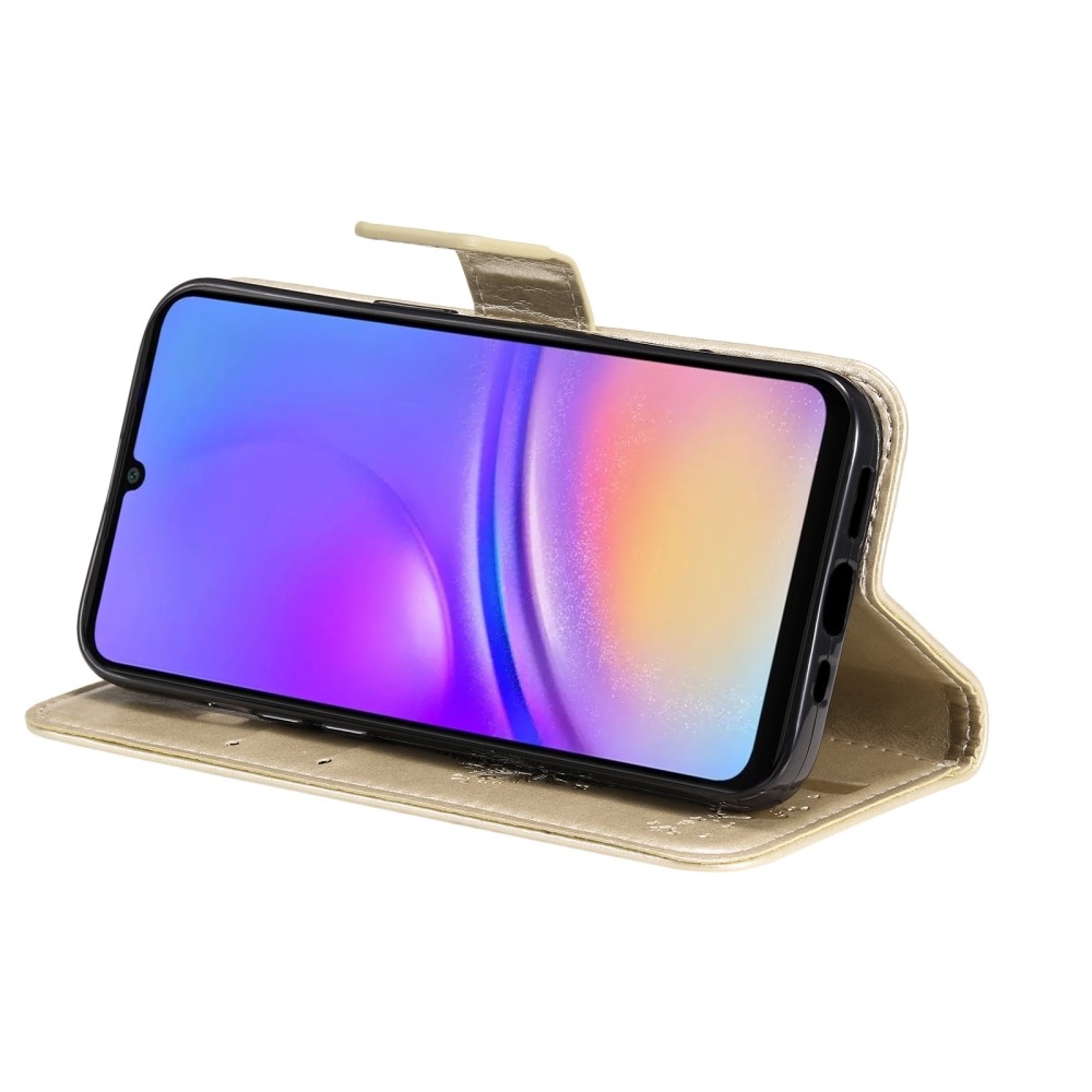 Trees knižkové púzdro na Samsung Galaxy A06 4G - zlaté