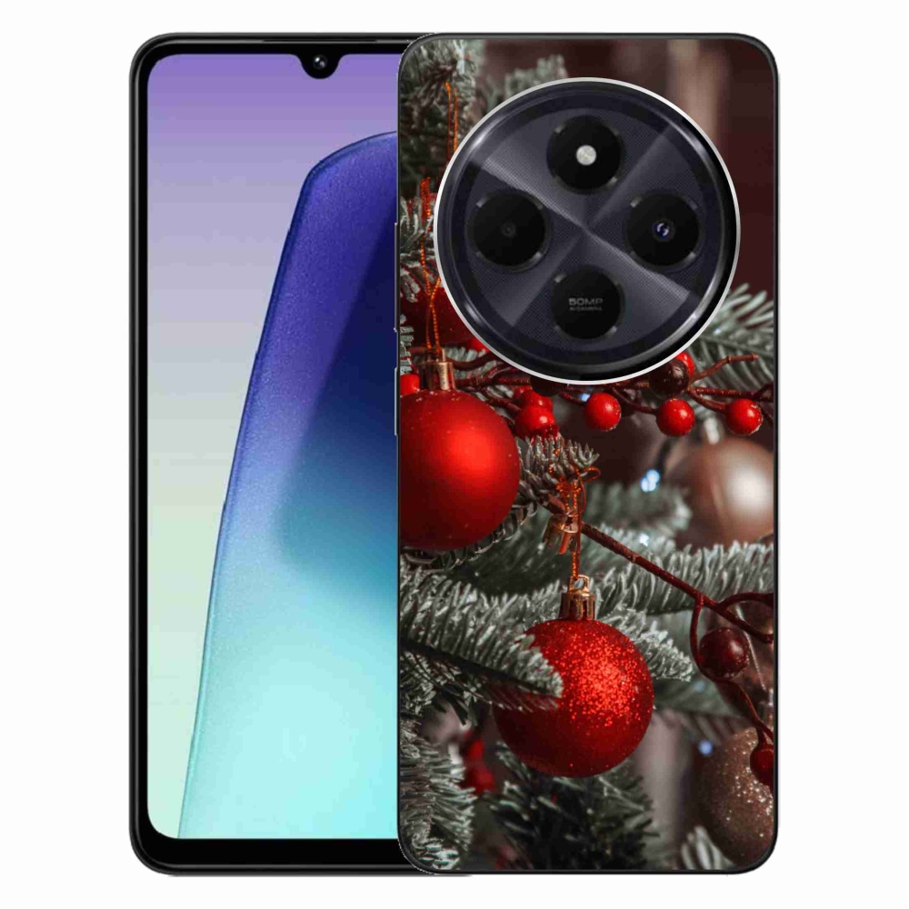 Gélový kryt mmCase na Xiaomi Redmi 14C/Poco C75 - vianočné ozdoby 2