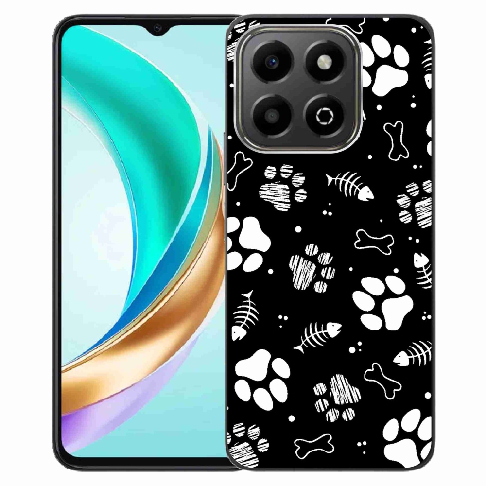 Gélový kryt mmCase na Honor X6b - psie labky