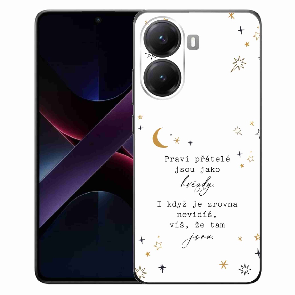 Gélový kryt mmCase na Xiaomi Poco X7 Pro 5G - citát 6 biele pozadie