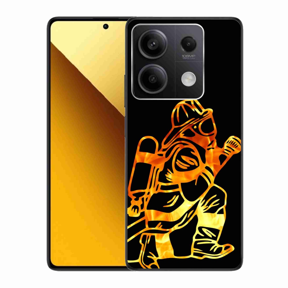 Gélový kryt mmCase na Xiaomi Redmi Note 13 5G - hasič 1