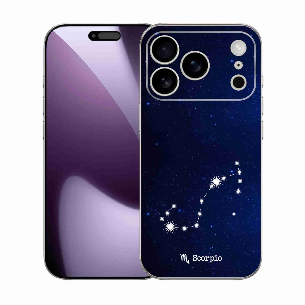 Gélový kryt mmCase na iPhone 17 Pro - súhvezdie Škorpióna