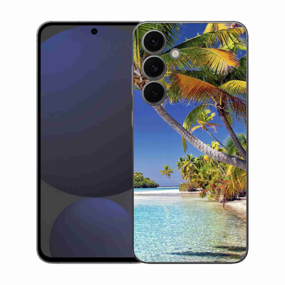 Gélový kryt mmCase na Samsung Galaxy S25 FE - morská pláž