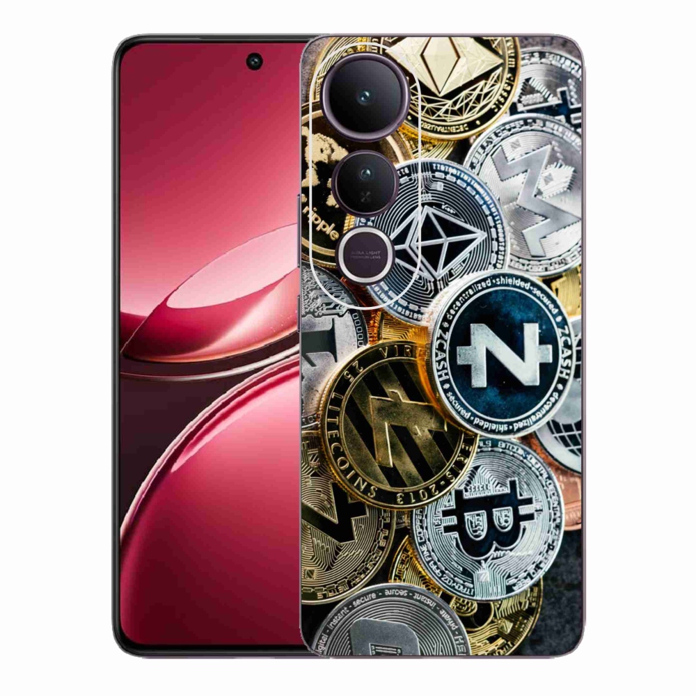 Gélový kryt mmCase na Vivo V50 Lite 4G/5G - kryptomeny