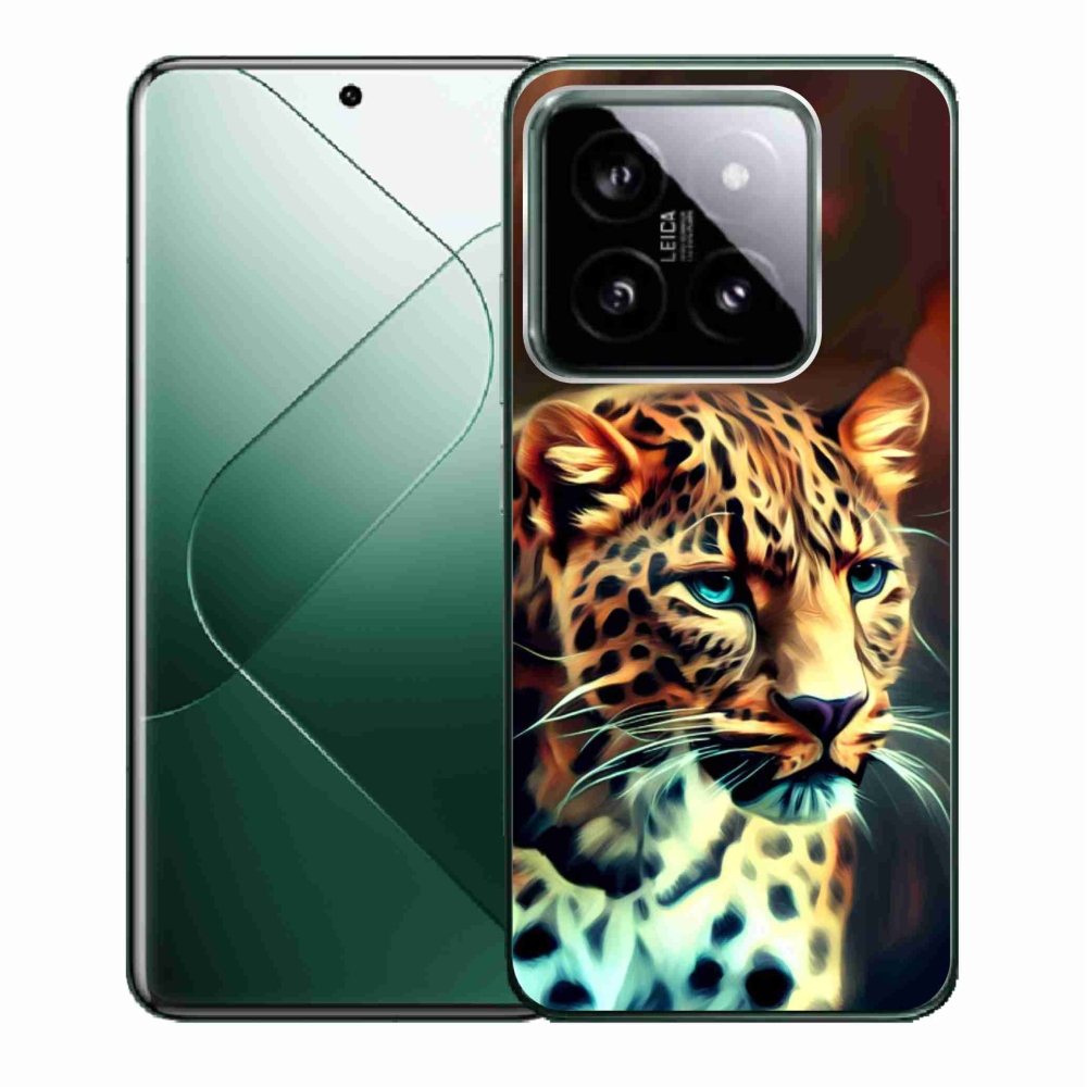 Gélový kryt mmCase na Xiaomi 14 - leopard