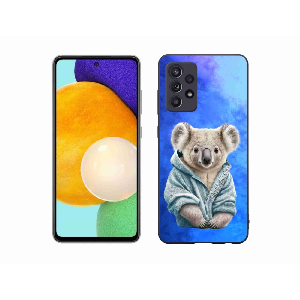 Gélový kryt mmCase na Samsung Galaxy A52s 5G - koala vo svetri