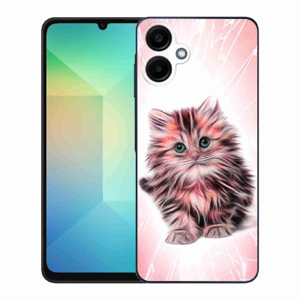 Gélový kryt mmCase na Samsung Galaxy A06 4G - roztomilé mačiatko