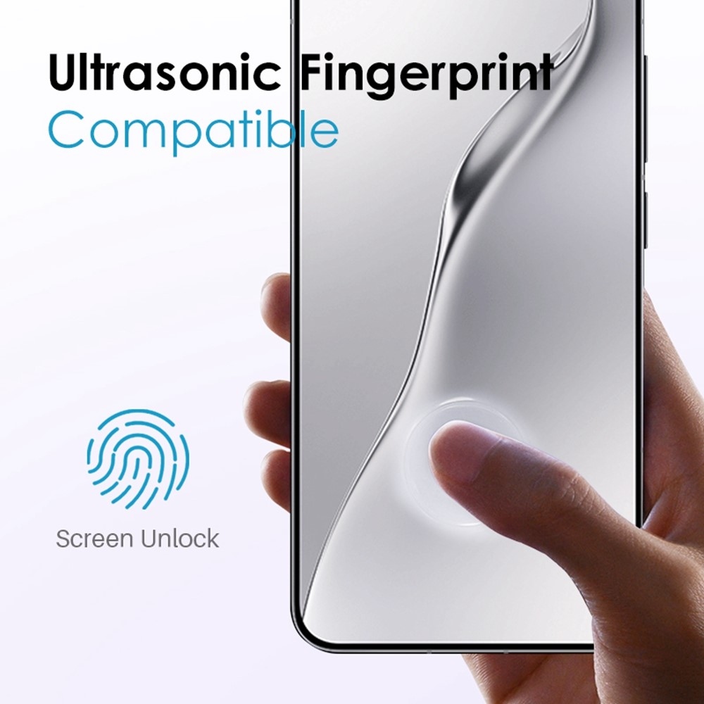 NORTHJO priehľadný gélový obal + tvrdené sklo na Xiaomi 15 - priehľadný